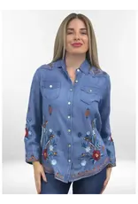 Kyla Seo Olivia Shirt Blue