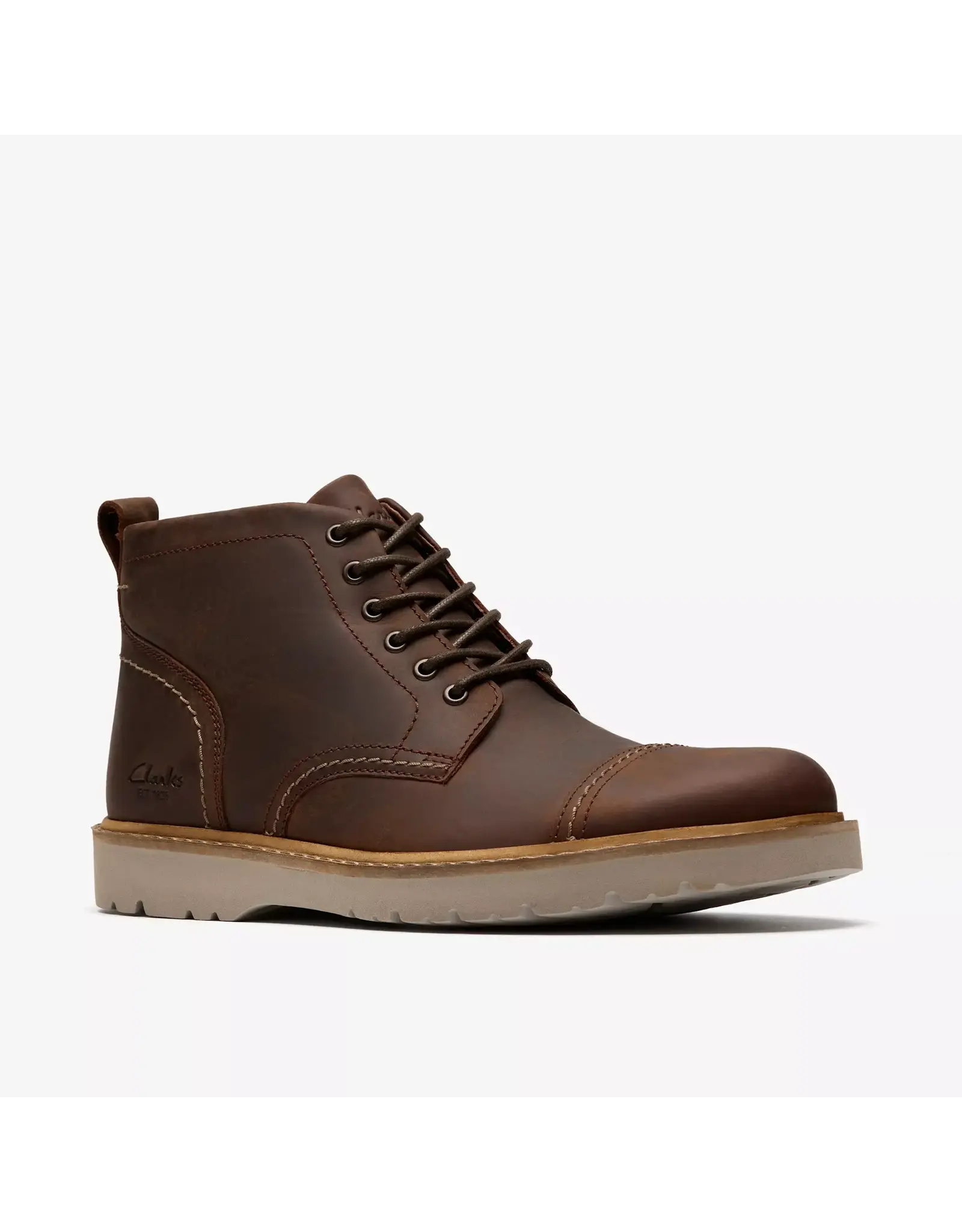 Clarks Clarks Weltridge Zip Tan Leather