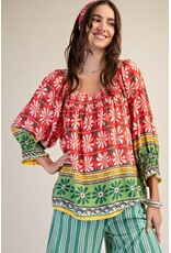 Shiloh Floral Swing Top