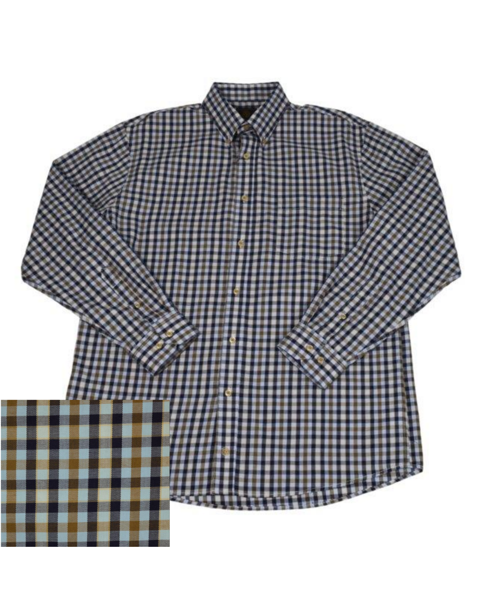 Men's Classic Fit Long Sleeve Check Shirt