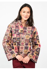 Ivy Jane Ivy Jane Zip Front Terry Popover Plum