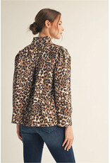 Landy Leopard Top Black Trim