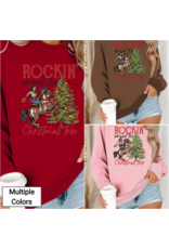 Rockin' Cowboy Christmas Sweatshirt