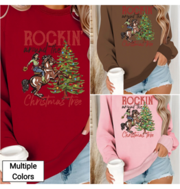 Rockin' Cowboy Christmas Sweatshirt