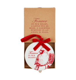 Cardinal Disc Ornament
