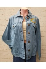 Wild West Embroidered Denim Jacket