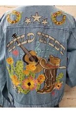 Wild West Embroidered Denim Jacket
