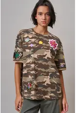 Camo Floral Patch Tee