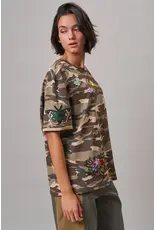 Camo Floral Patch Tee