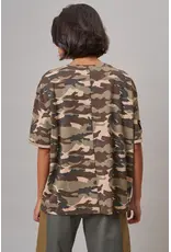 Camo Floral Patch Tee