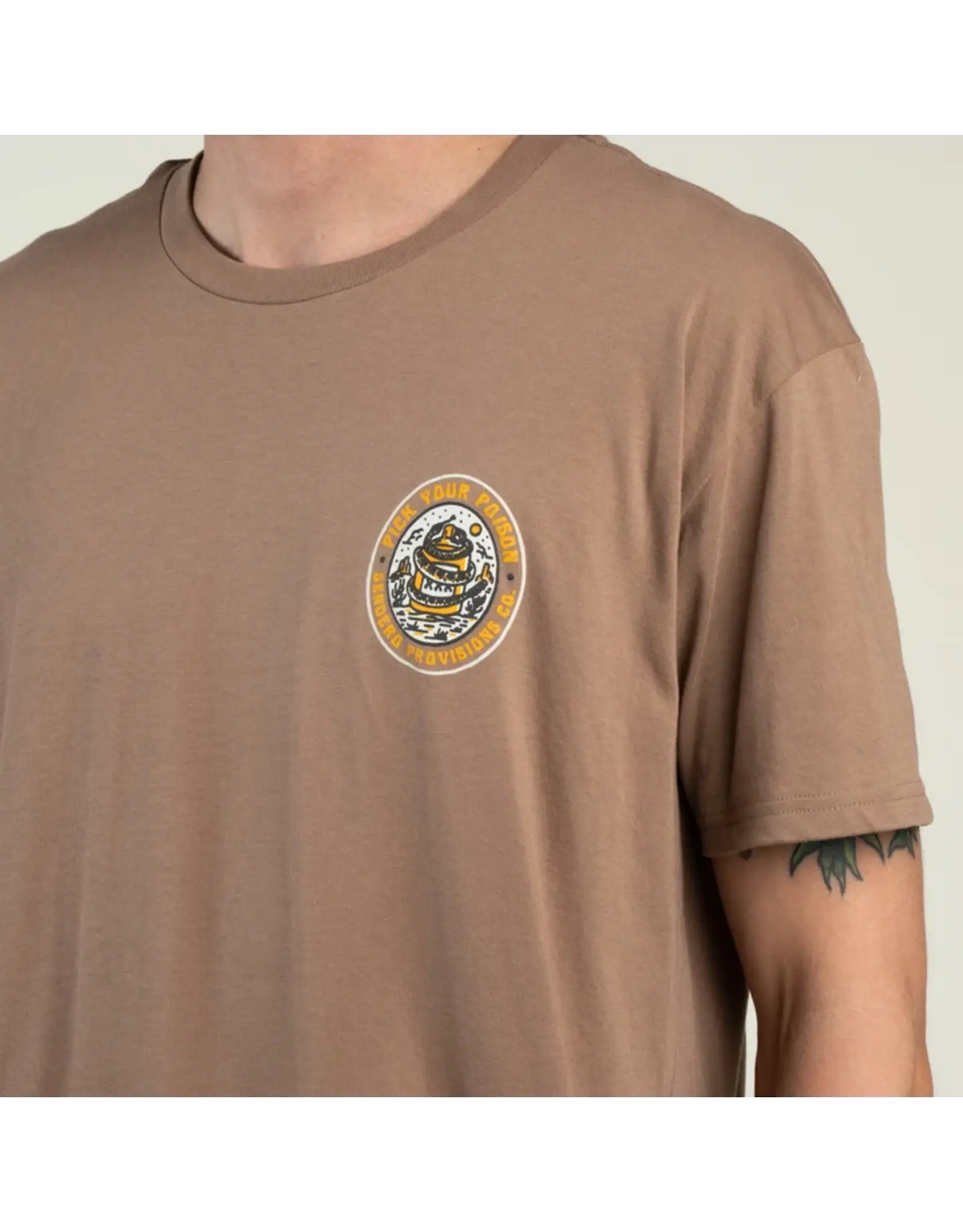 Sendero Pick Your Poison T-Shirt Light Brown