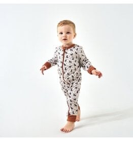 Burlebo Burlebo Baby Zip Up Ducks and Dogs