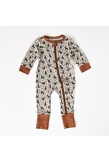 Burlebo Burlebo Baby Zip Up Ducks and Dogs