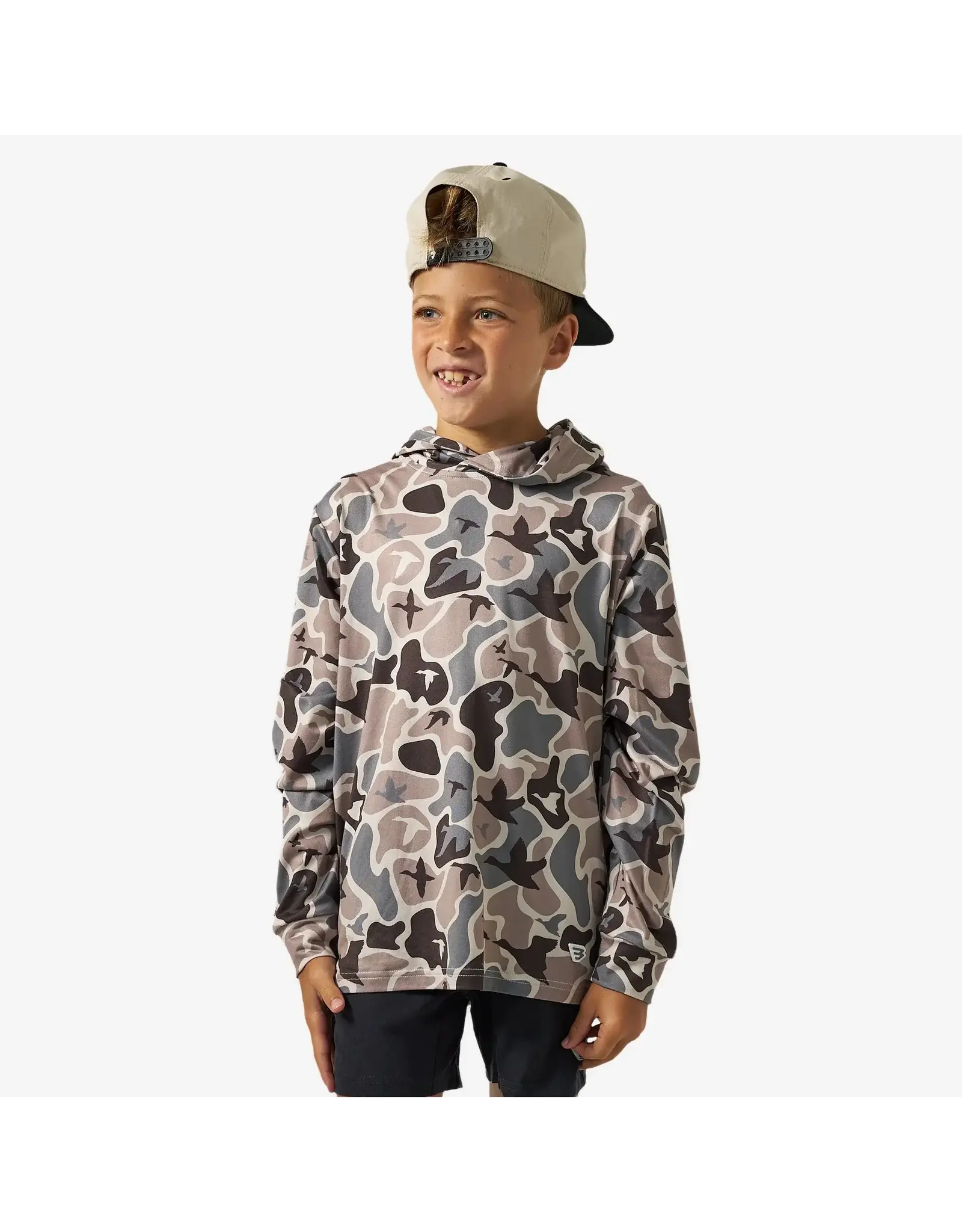 Burlebo Burlebo Youth Performance Hoodie Mallard Mayhem Camo