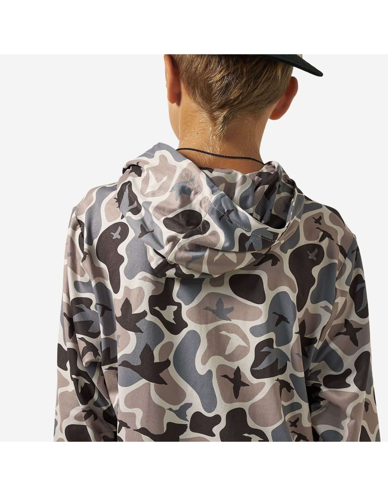 Burlebo Burlebo Youth Performance Hoodie Mallard Mayhem Camo