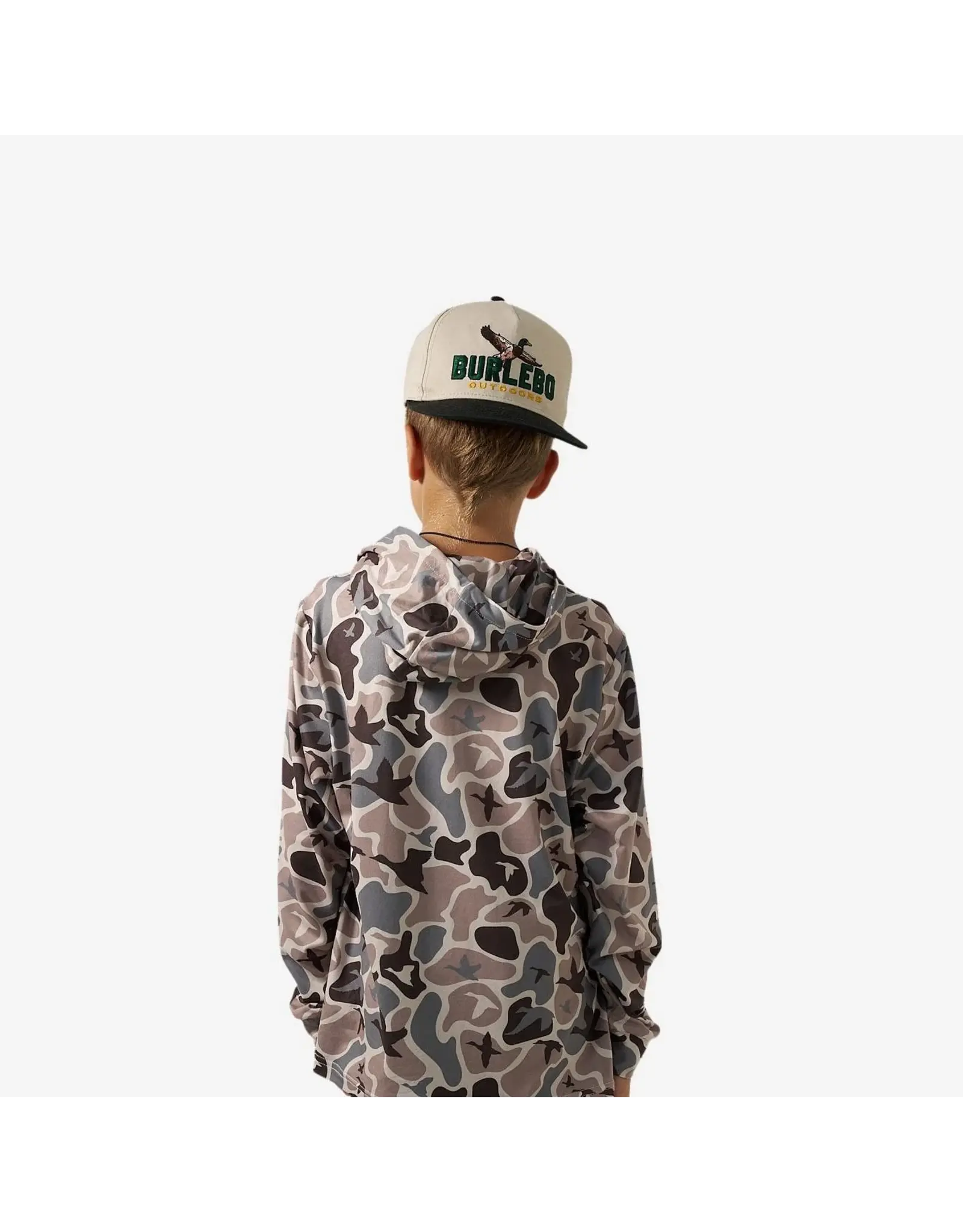 Burlebo Burlebo Youth Performance Hoodie Mallard Mayhem Camo