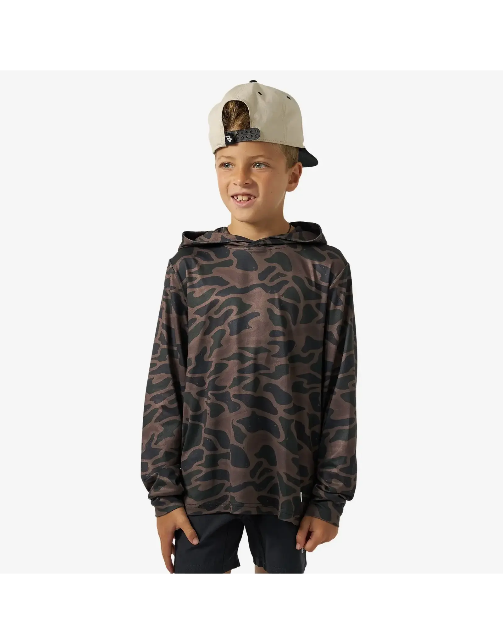 Burlebo Burlebo Youth Performance Hoodie Bendita Camo