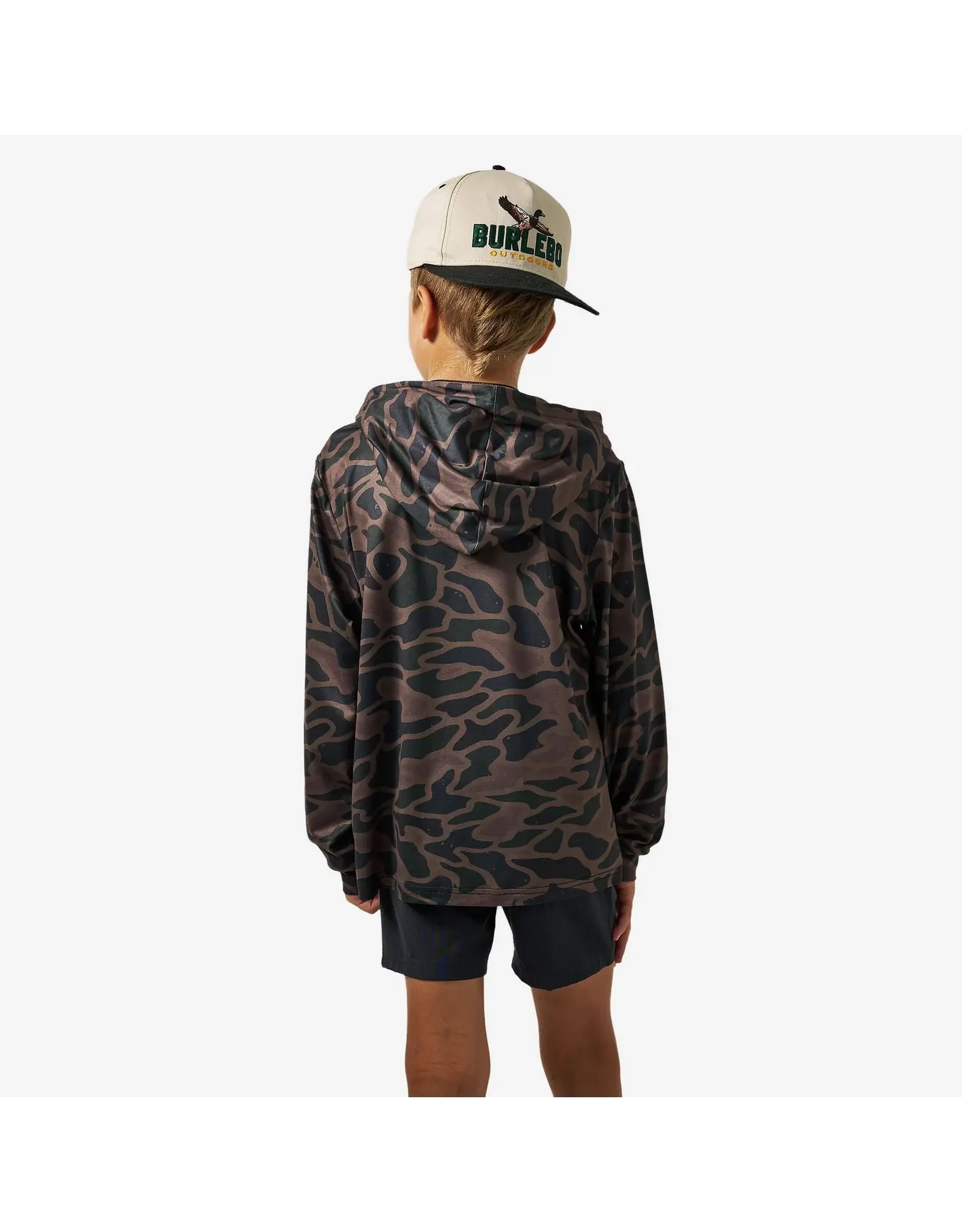 Burlebo Burlebo Youth Performance Hoodie Bendita Camo