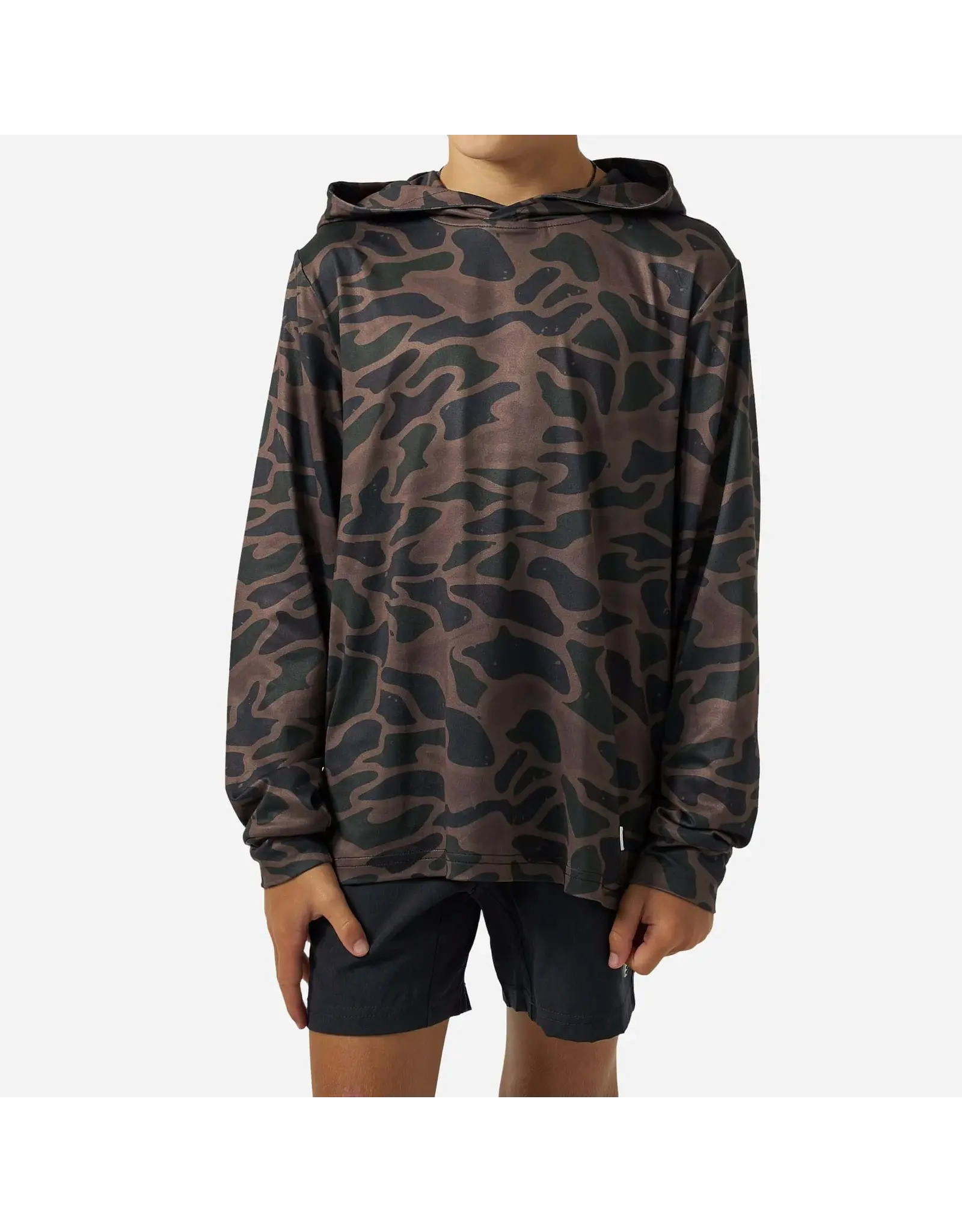 Burlebo Burlebo Youth Performance Hoodie Bendita Camo