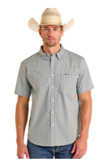 Panhandle Aztec Geo Short Sleeve Button Down Shirt