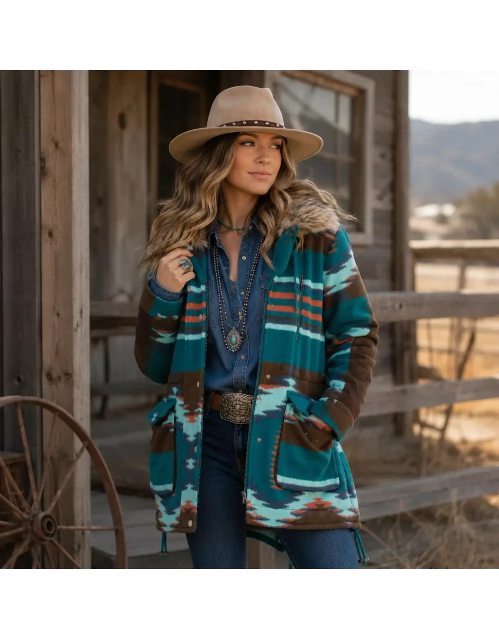 Tasha Polizzi Tasha Polizzi Brynn Jacket Teal