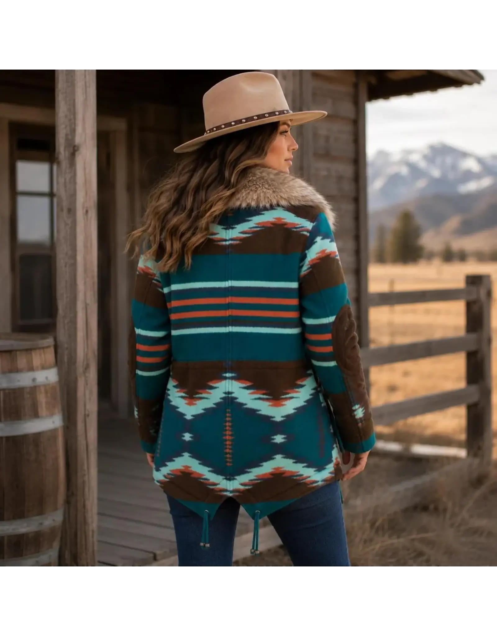 Tasha Polizzi Tasha Polizzi Brynn Jacket Teal