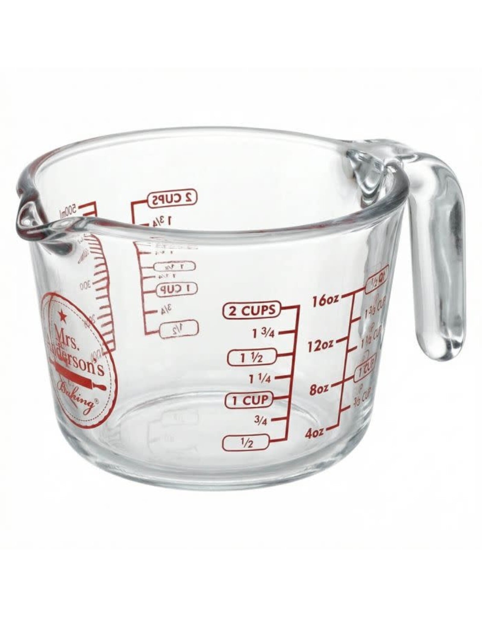 2 Cup Mrs. Anderson's Baking Glass Measuring Cup