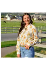 Cactus Rose Buckaroo Pearl Snap Shirt