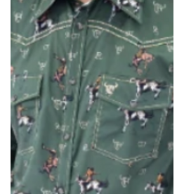 Toddler Vintage Bronc L/S Olive Green