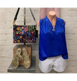 Cadee Sleeveless V-Neck Top