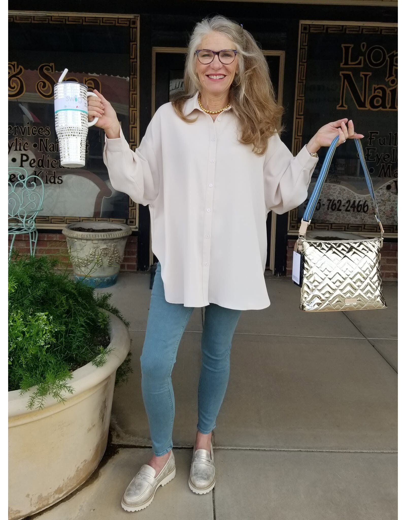 Ayana Classic Button Down Shirt