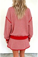 Tatum Red Gingham Check Set
