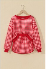 Tatum Red Gingham Check Set