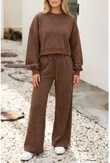 Holly Chocolate Polka Dot Set
