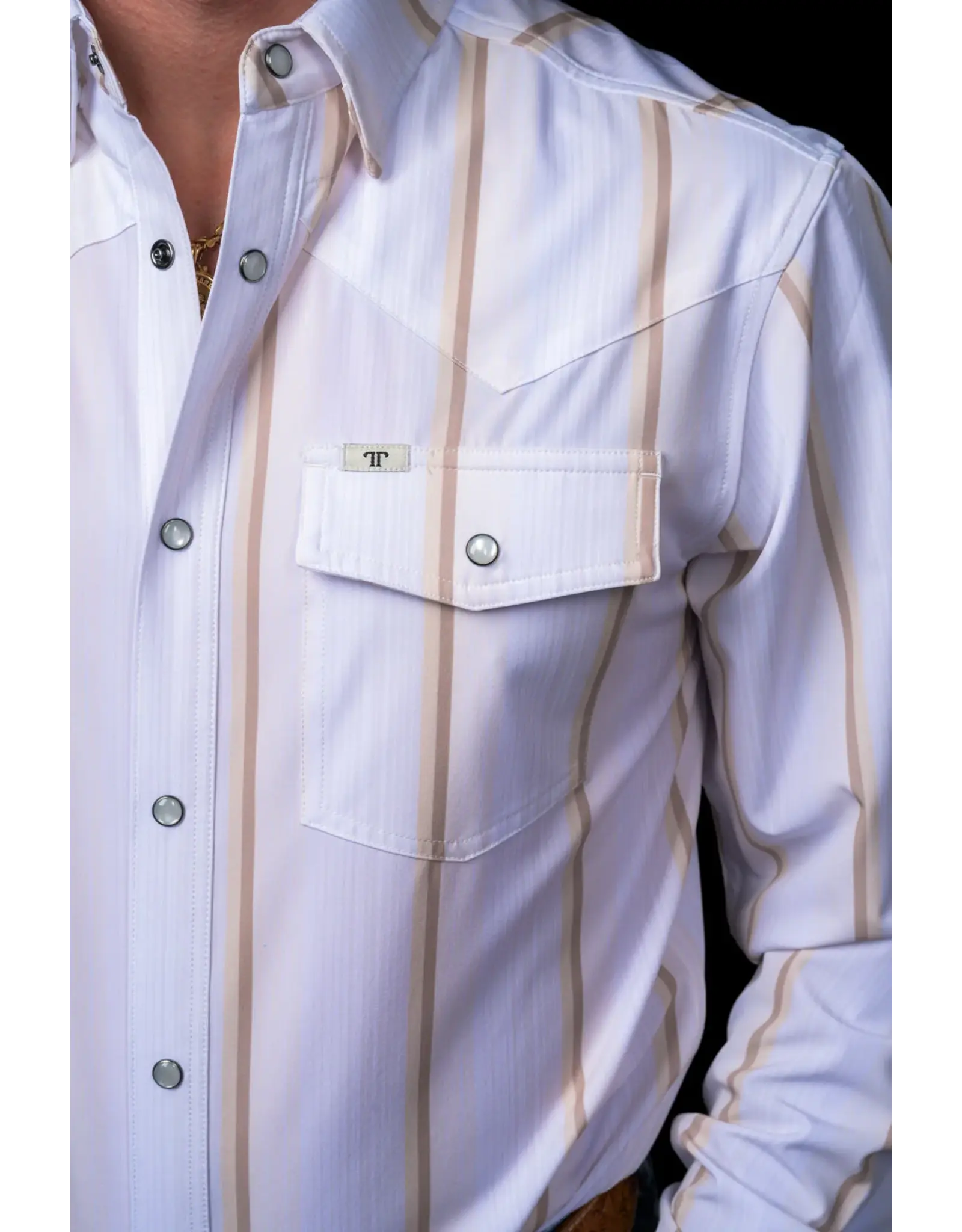 Ferrell Tristan Long Sleeve Pearl Snap Shirt