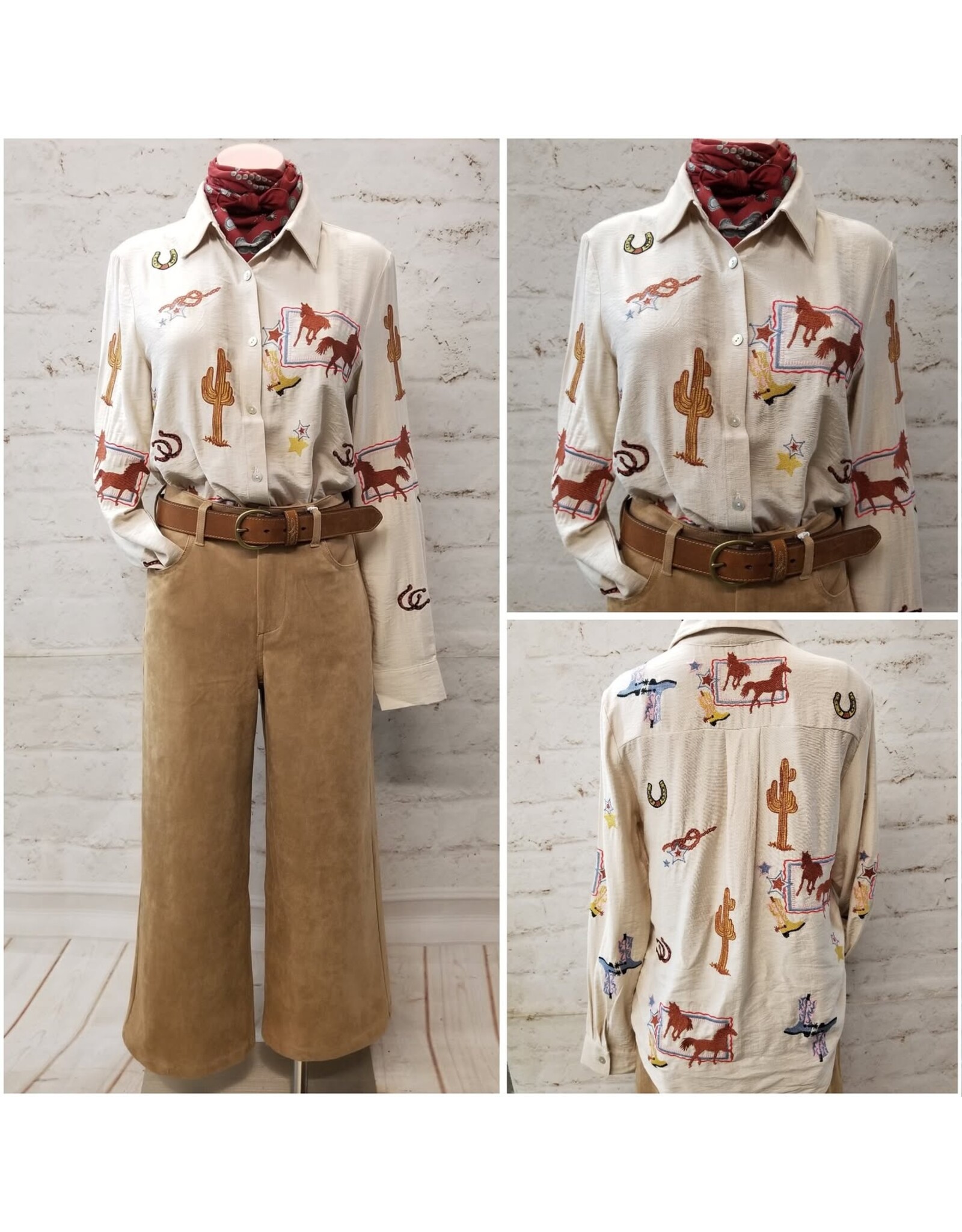Willie Western Embroidered Shirt
