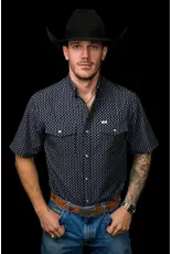 Ferrell Cash Short Sleeve Pearl Snap Shirt