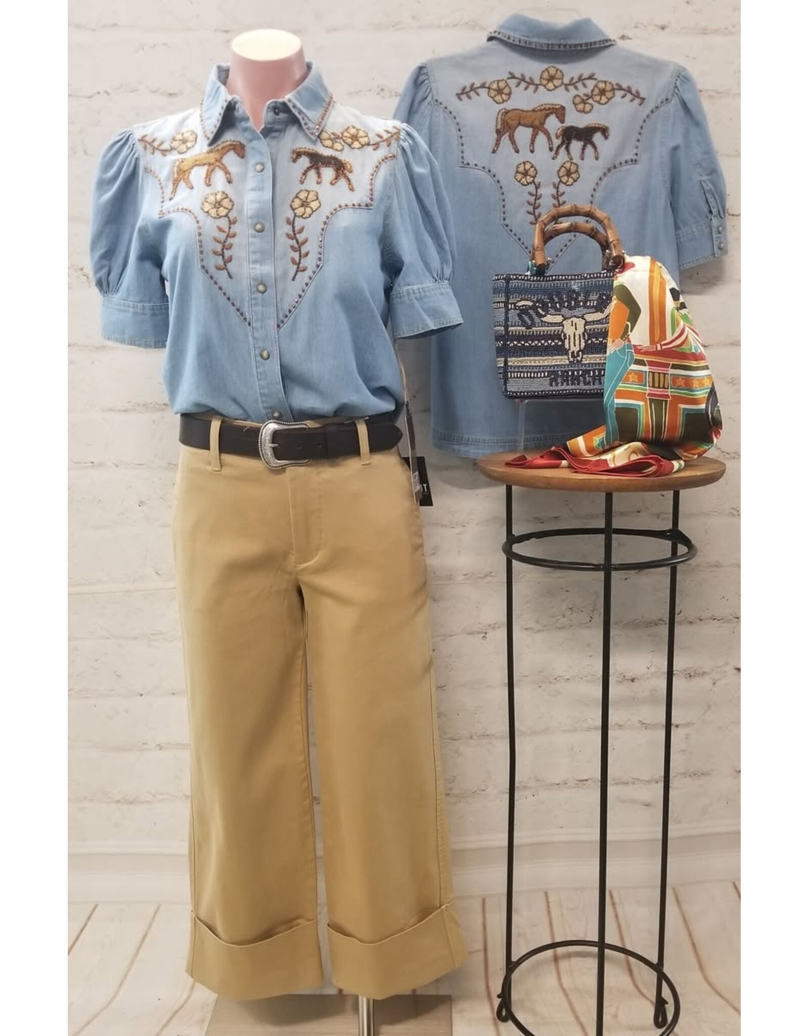 Double D Ranch Double D Ranch Little Blues Pony Top