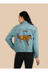 Ride Him Embroidered Denim Jacket