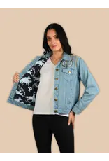 Ride Him Embroidered Denim Jacket