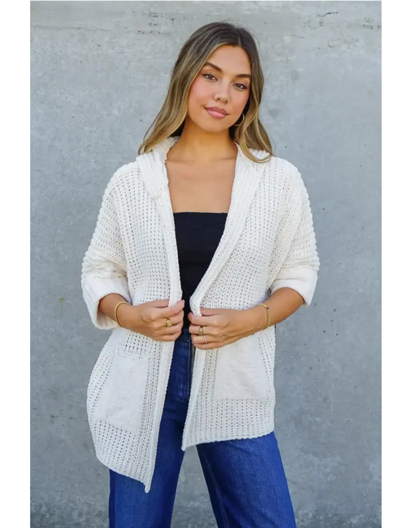 Teagan Chunky Hooded Cardigan