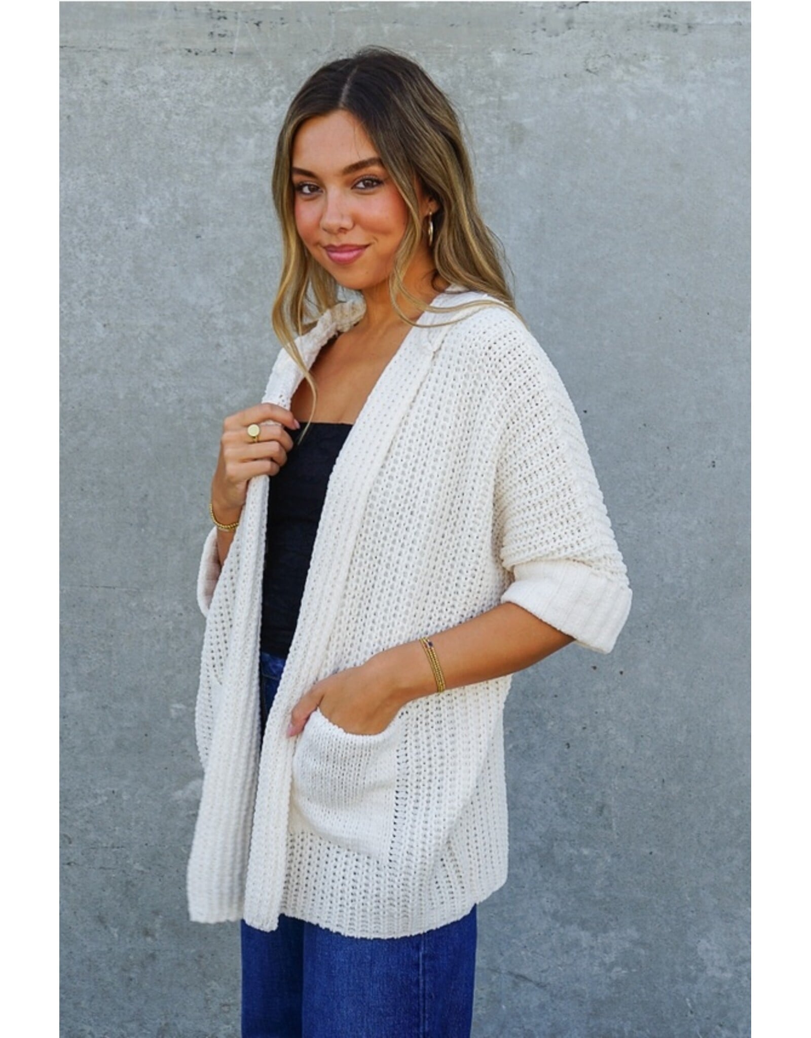 Teagan Chunky Hooded Cardigan