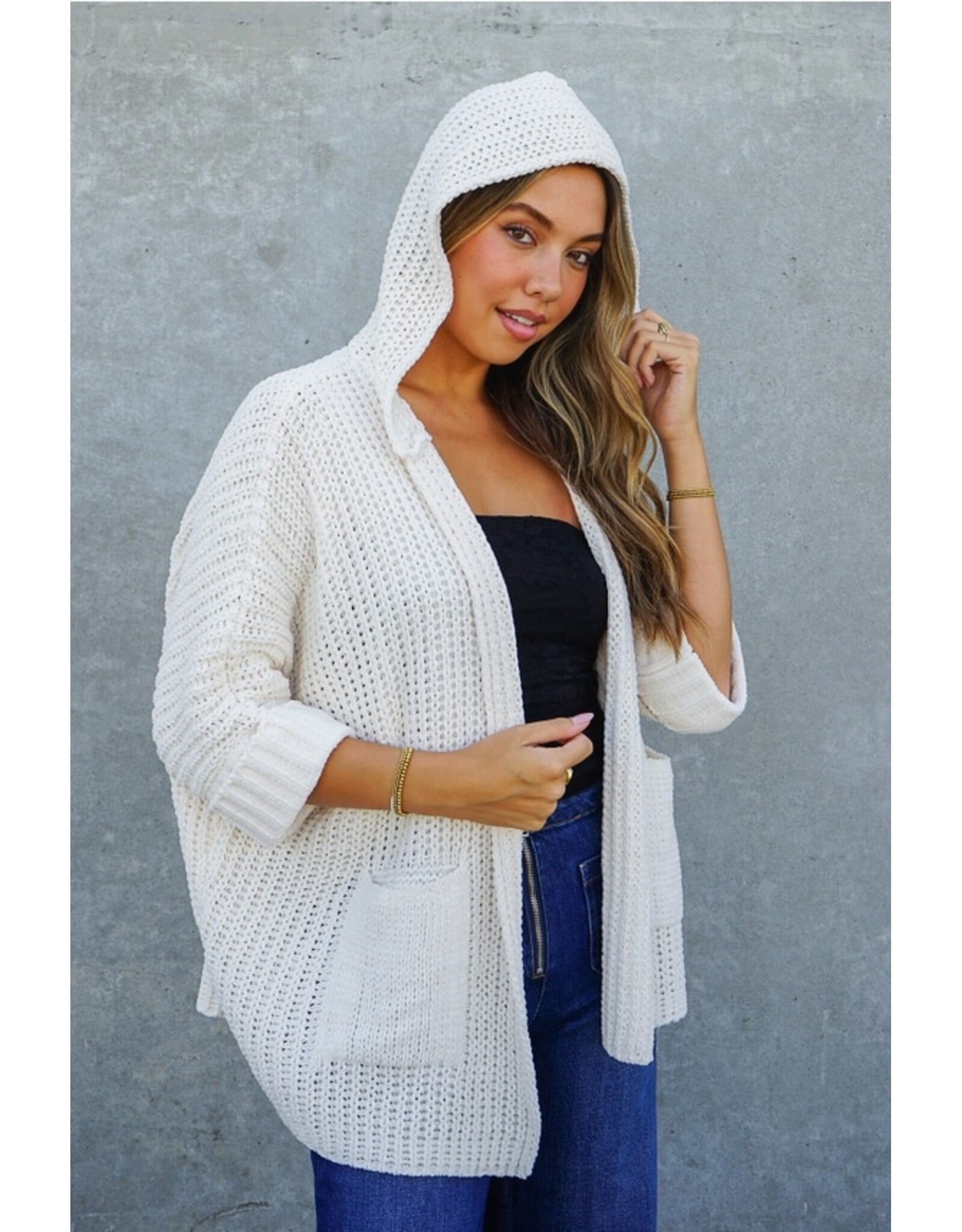 Teagan Chunky Hooded Cardigan