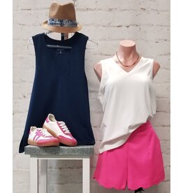 Dear John Denim Dear John Laurel V-Neck Tank Black Iris
