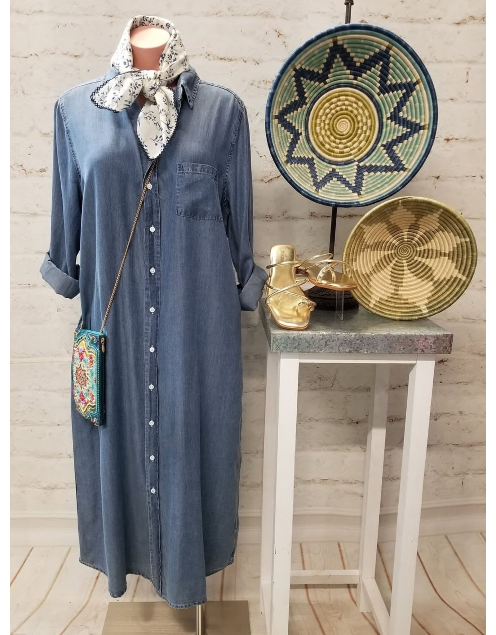Dear John Denim Dear John Galina Tencel Shirt Dress