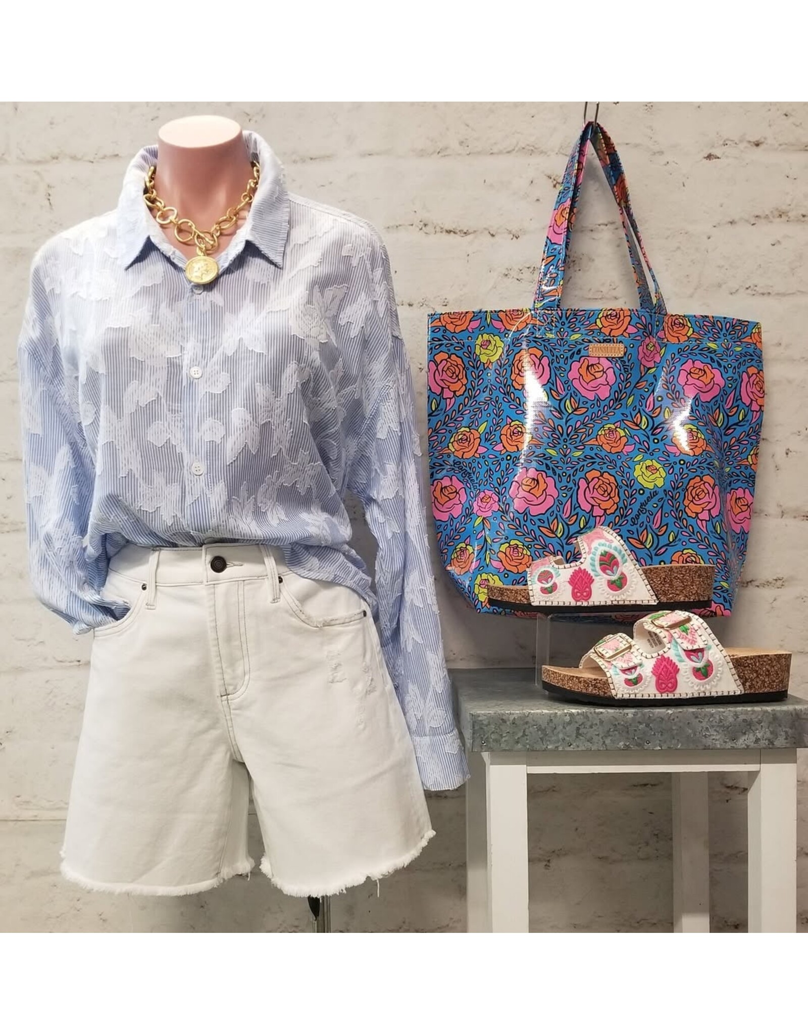 Dear John Denim Dear John Adrianna Floral Burnout Shirt