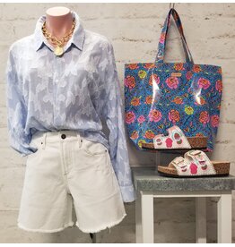 Dear John Denim Dear John Adrianna Floral Burnout Shirt