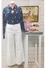 Dear John Denim Dear John Adriana Long Sleeve Embroidery Top