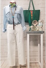 Dear John Denim Dear John Star Long Sleeve Shirt Carolina Blue