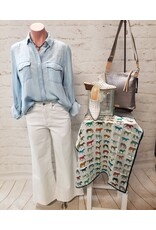 Dear John Denim Dear John Star Long Sleeve Shirt Carolina Blue